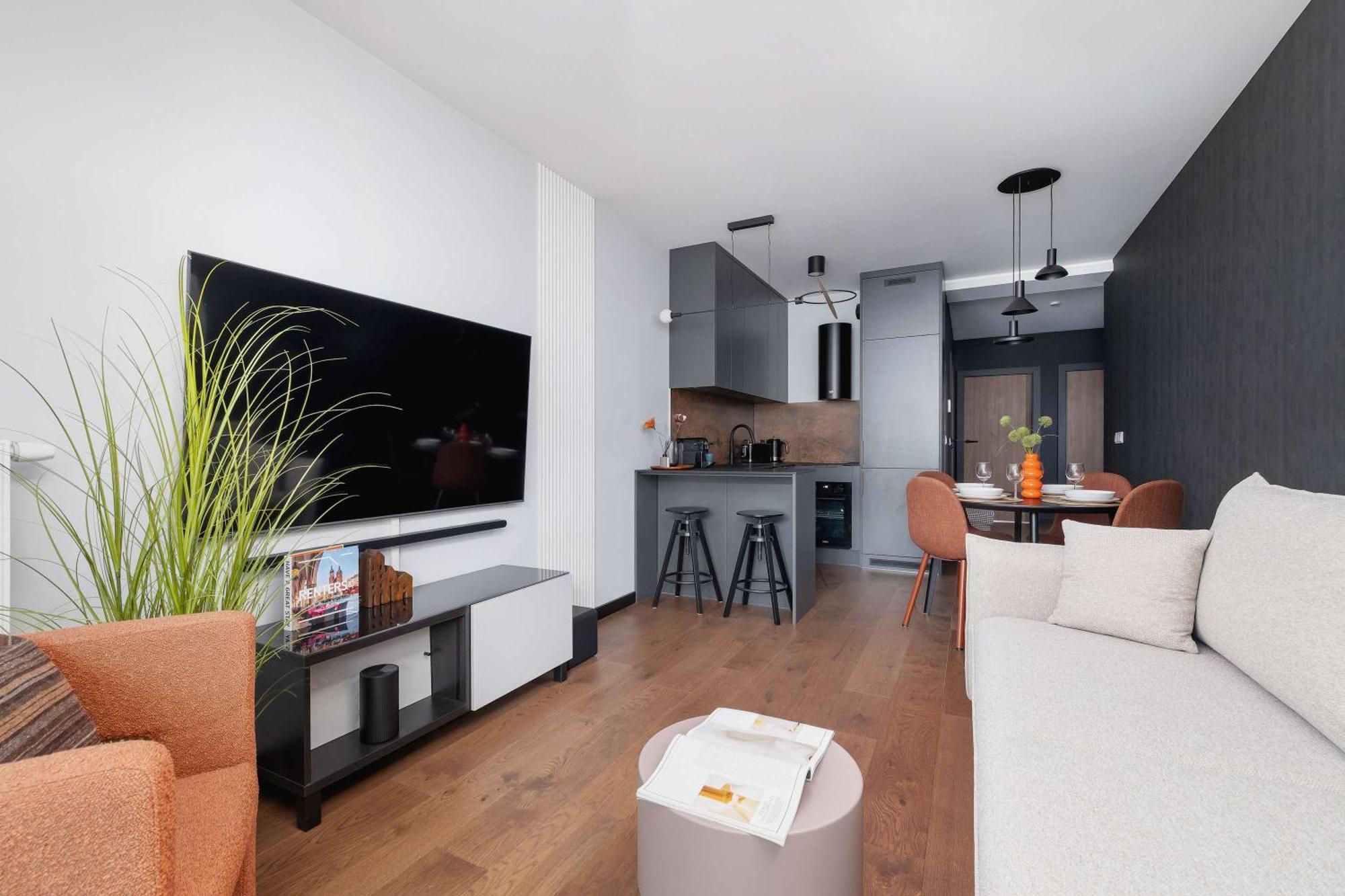 Modern & Luxurious With Balcony & Parking Cracow By Renters Prestige Appartamento